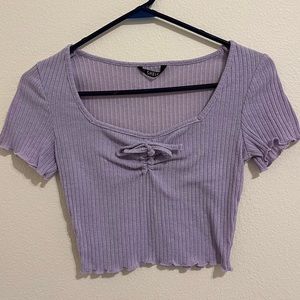 Purple Shein Crop Top